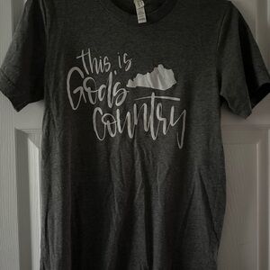 Bella Canvas Dark Gray Crewneck Tee